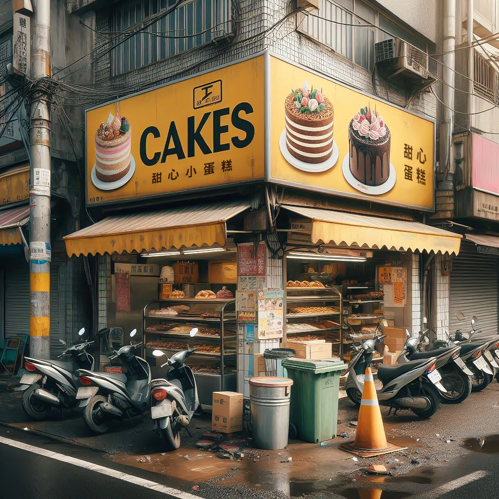 帆布招牌示意圖